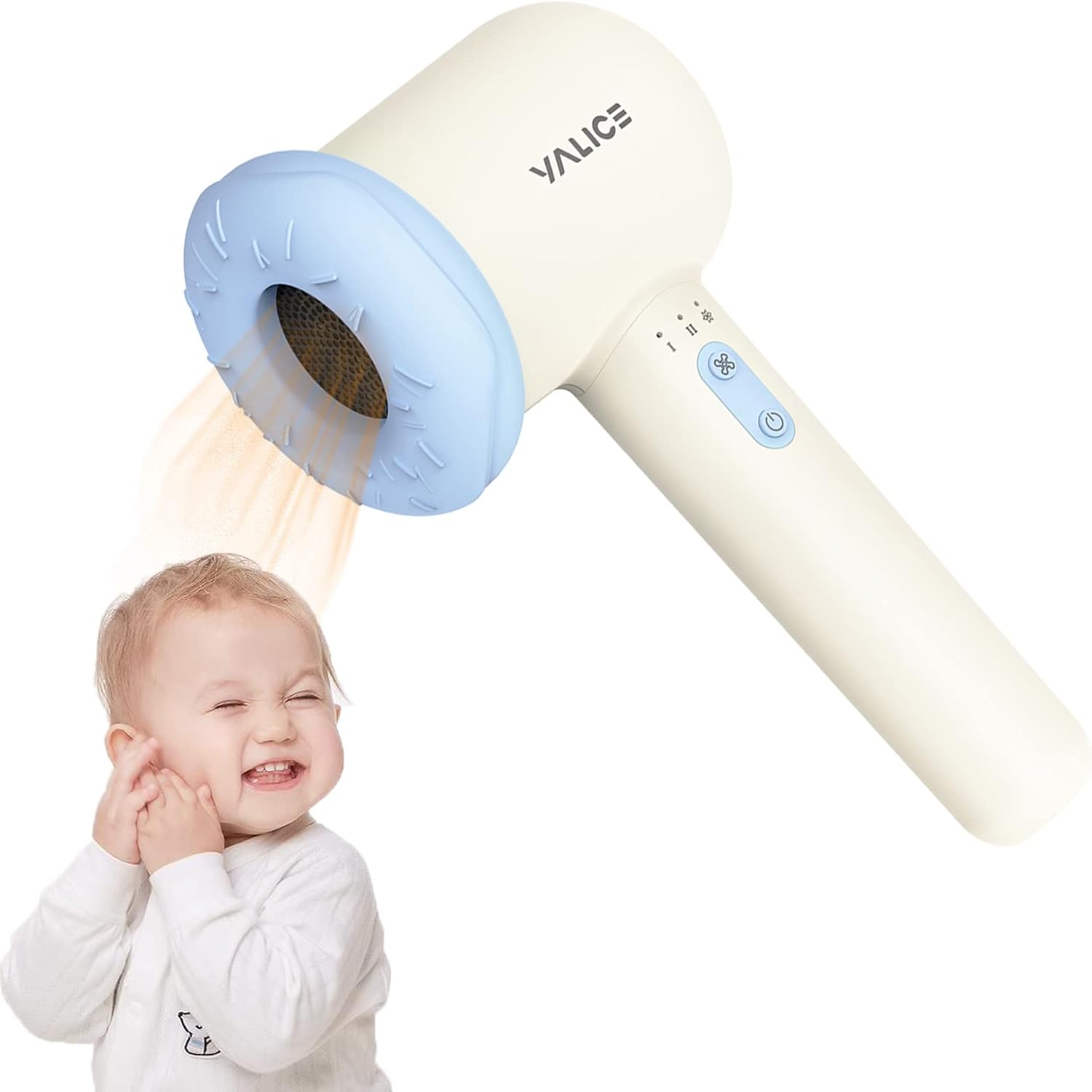 Schnurloser Baby-Haartrockner mit 3 Stufen