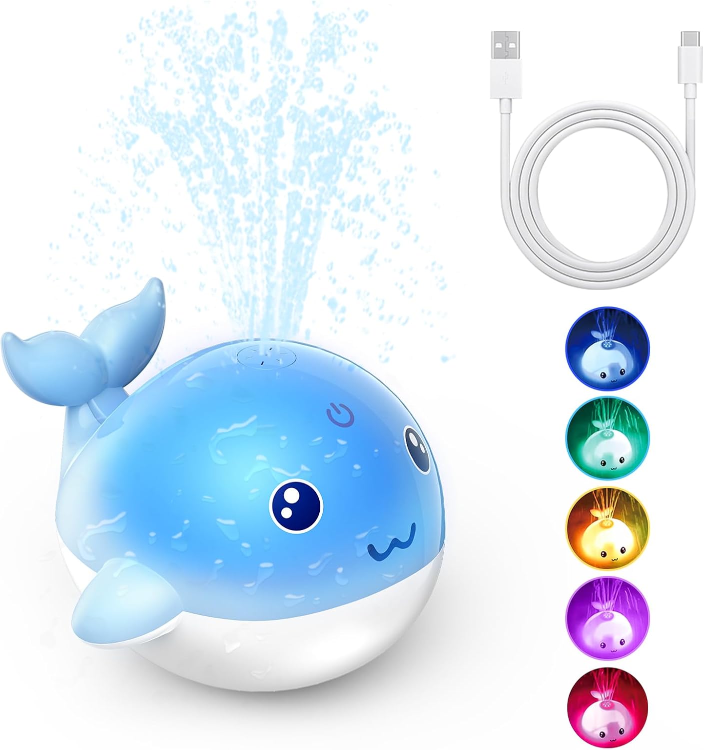PHNIXGAM Wal-Sprinkler mit LED-Lichteffekten