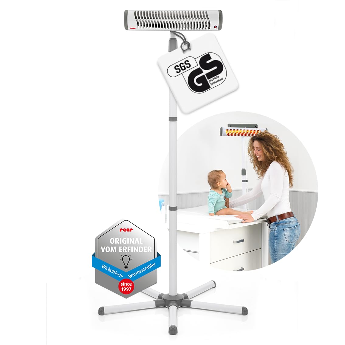 reer EasyHeat Flex Wickeltischstrahler